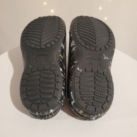 Crocs Freesail Stars Gold Silver Slip-On Mules Clog Sandals Womens 5 Celestial - Picture 7 of 9